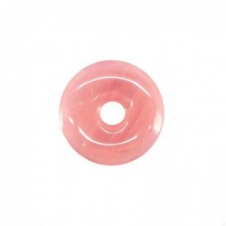 Donut Grande de Cuarzo Rosa