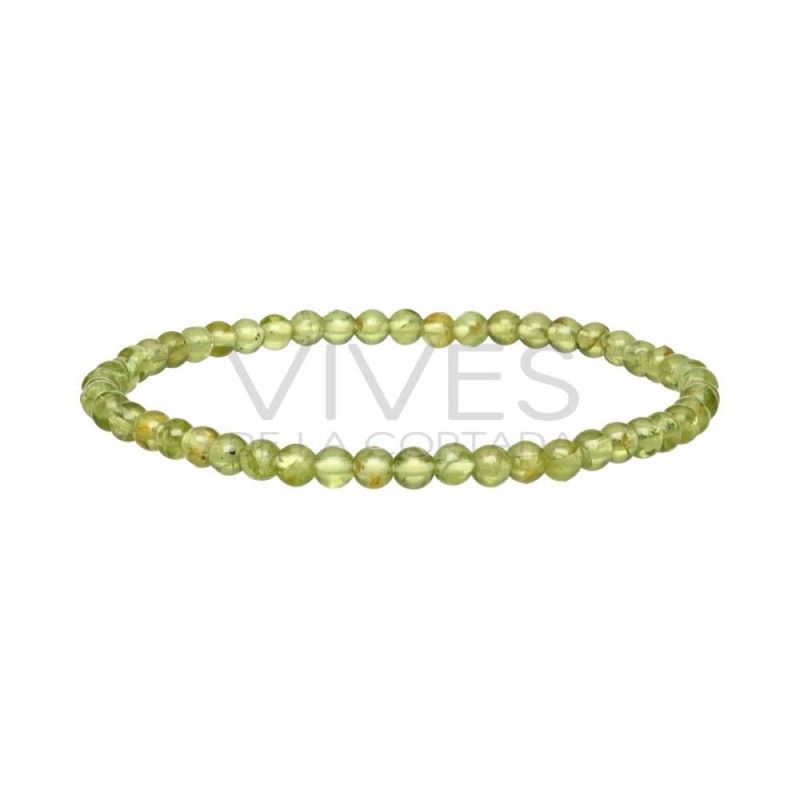 Pulsera de Peridoto 4mm