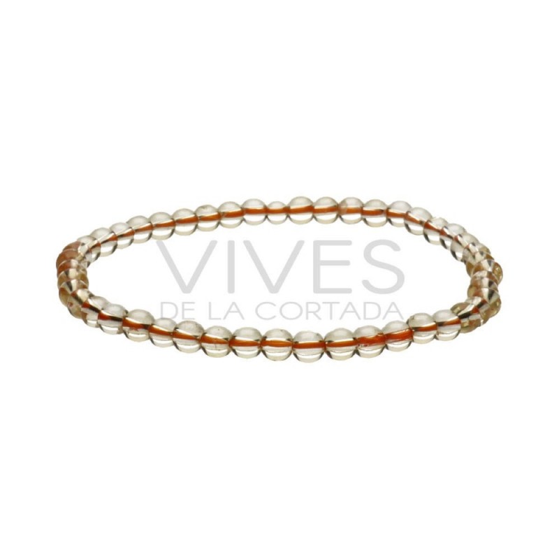 Pulsera de Citrino Calentado 4mm