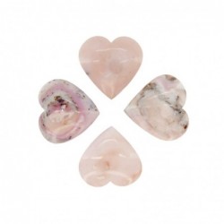 Corazones de Opalo Rosa (Pack 250gr)