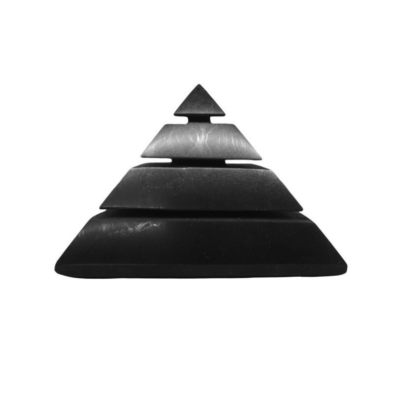 Piramide de Shungit Sakkara 10x10cm