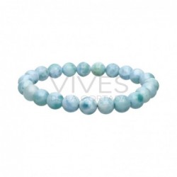 Pulsera de Larimar 8mm