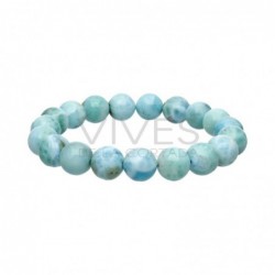 Pulsera de Larimar 10mm
