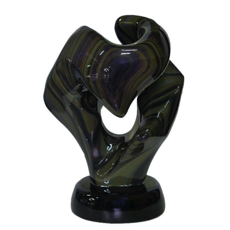 Escultura de Obsidiana Arco iris FO3