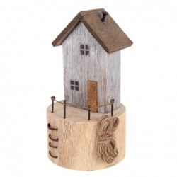 Figura decorativa de madera CASITA