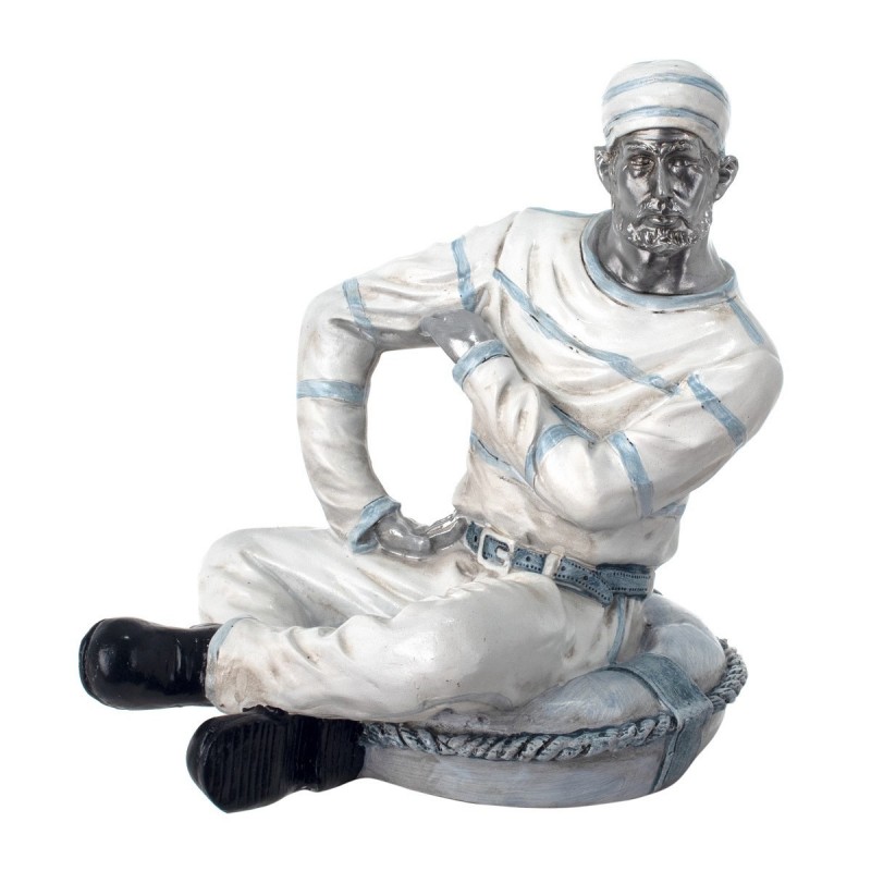 Figura Decorativa Hombre Marinero Resina 24 cm