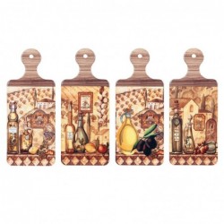 Salvamantel Decorativo Mantel Individual Algodón y Yute Trenzado Colorido Color Surtido (1 Unidad)