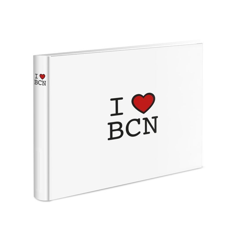 Album de fotos adhesivo de 20 paginas I LOVE BCN