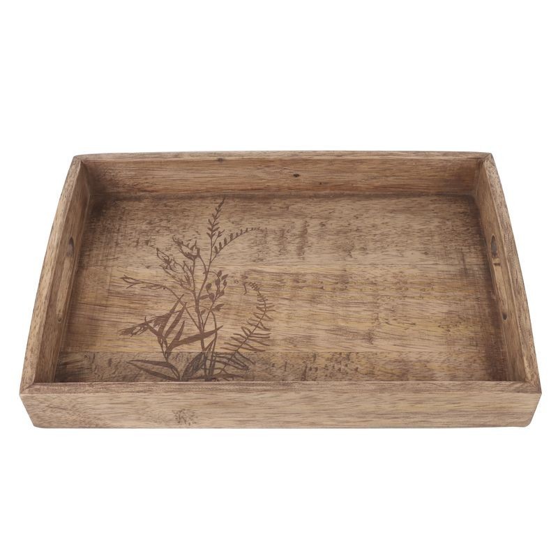 Bandeja de servir de madera ROSEMARY grande 34x23 cm