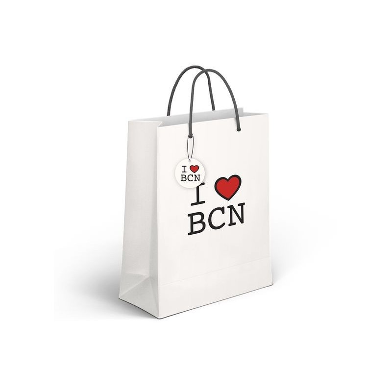 Bolsa de regalo pequeña I LOVE BCN