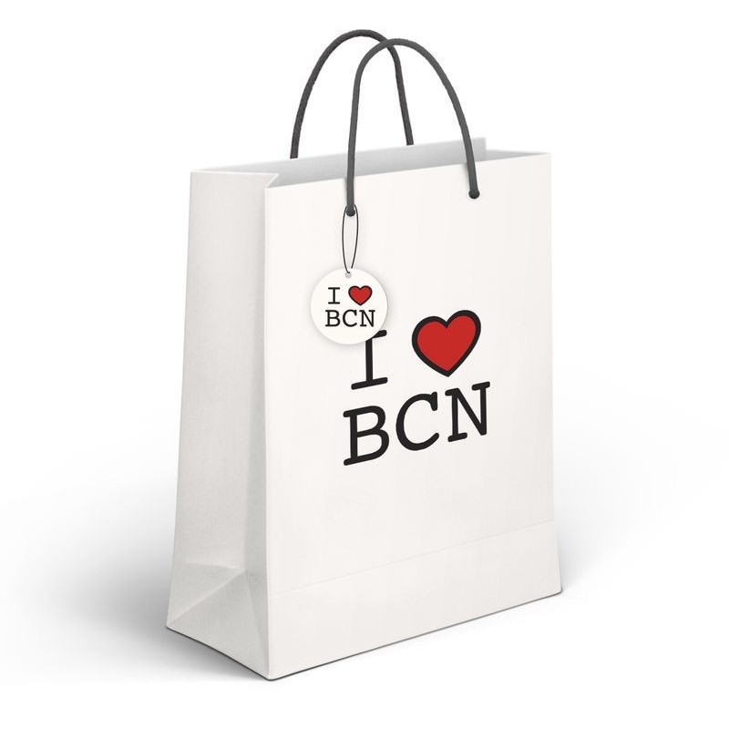 Bolsa de regalo XL I LOVE BCN