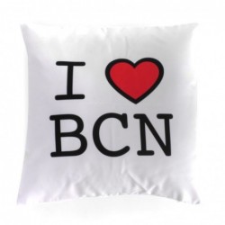 Cojin decorativo 43x43 I LOVE BCN