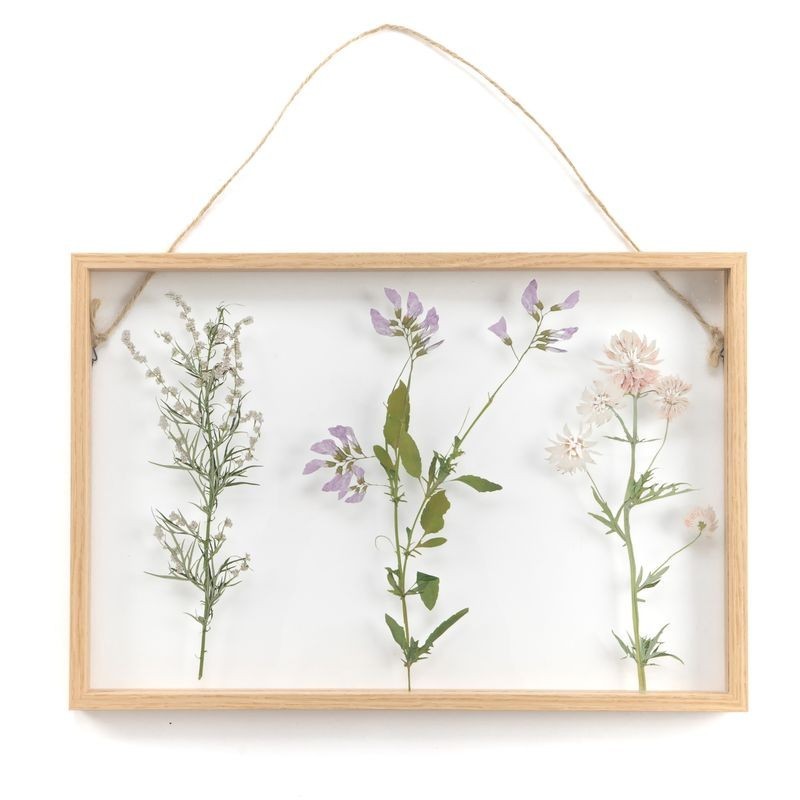 Decoracion de pared ROSEMARY en marco de madera 40x27 cm