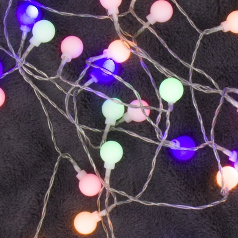 Guirnalda Decorativa Bombillas Luces LED Varios Colores Decoración Árbol Navidad Pilas AA 5