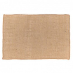Mantel Mesa Individual Decorativo Fibra Yute Marrón Boho 30x45 cm