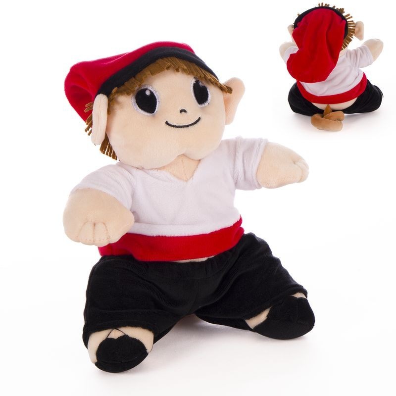 Peluche Caganer con Barretina Pesebre Catalán Muñeco Navidad 35 cm