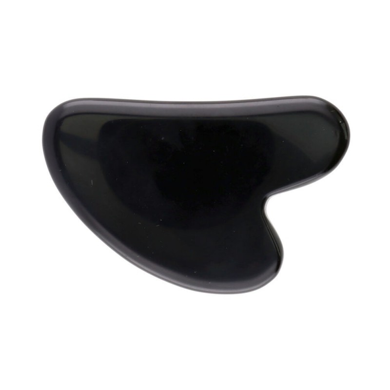 Masajeador Gua Sha de Obsidiana -3-