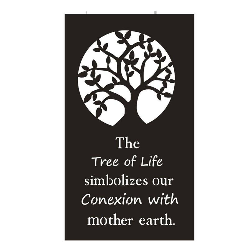 Adorno Decorativo Placa para Colgar Pared Árbol de la Vida
