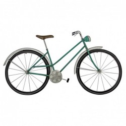 Adorno Decorativo Placa para Colgar Pared Bicicleta Vintage Metal