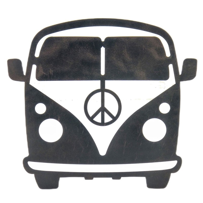 Adorno Decorativo Placa para Colgar Pared Furgoneta Vintage