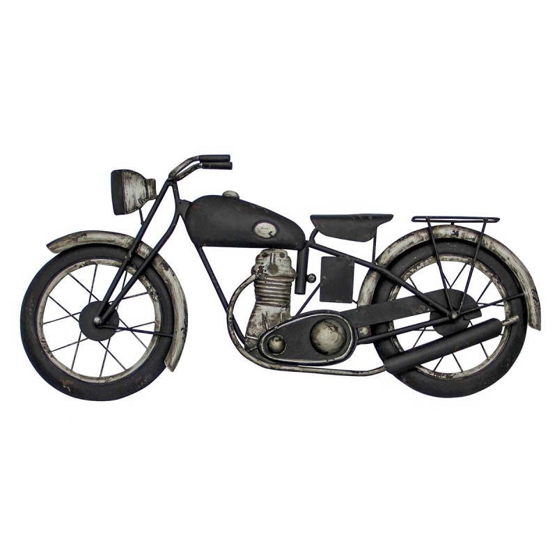 Adorno Decorativo Placa para Colgar Pared Moto Vintage Metal