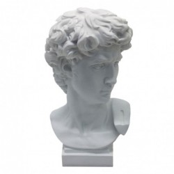 Figura Decorativa Busto Griego Romano David