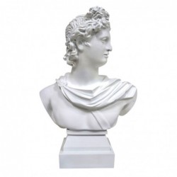 Figura Decorativa Busto Hombre Griego Romano