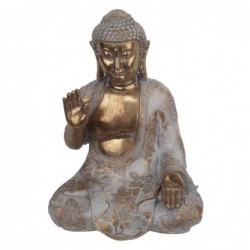 Figura decorativa de resina BUDA SENTADO 29 cm budismo decoracion etnica meditacion
