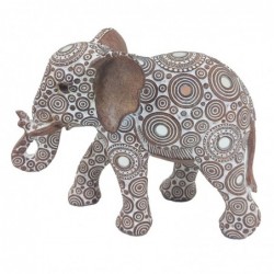Figura Decorativa Elefante de Resina con Espejitos