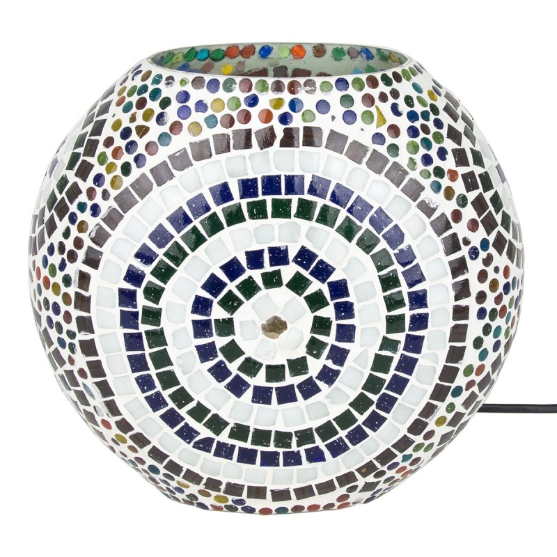 Lampara de sobremesa BOLA MOSAICO MULTICOLOR 25 cm 25W E14