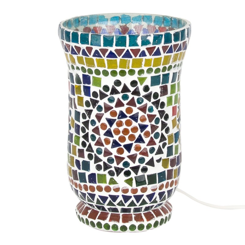 Lampara de sobremesa MOSAICO MULTICOLOR 20 cm 25W E14