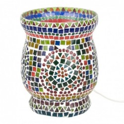 Lampara de sobremesa MOSAICO MULTICOLOR 23 cm 25W E14