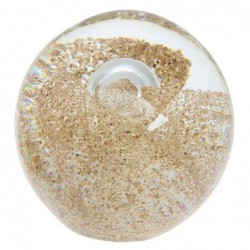 Pisapapeles bola de vidrio ARENA 8 cm elemento decorativo escritorio