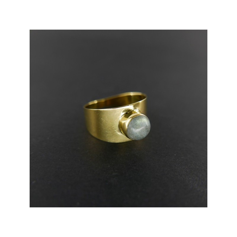 Anillo de Bronce con Labradorita -16.2-