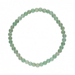 Pulsera de Cuarzo Verde 4mm