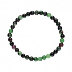 Pulsera Infantil de Rubí con Zoisita 4mm