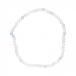 Pulsera de Aguamarina y Morganita Facetada 3mm