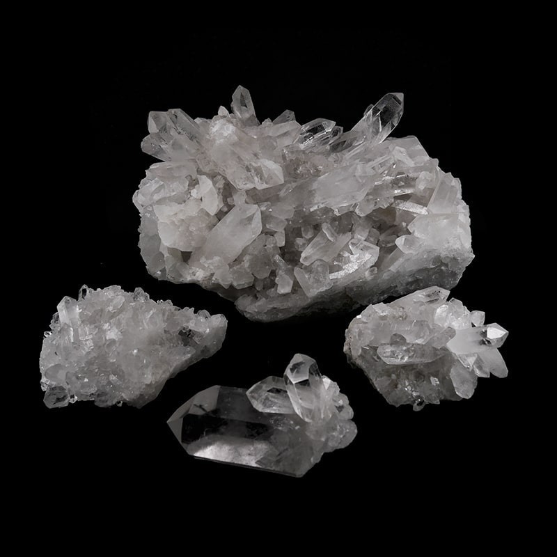Drusas de Cuarzo Blanco Brasil (Pack 1kg)