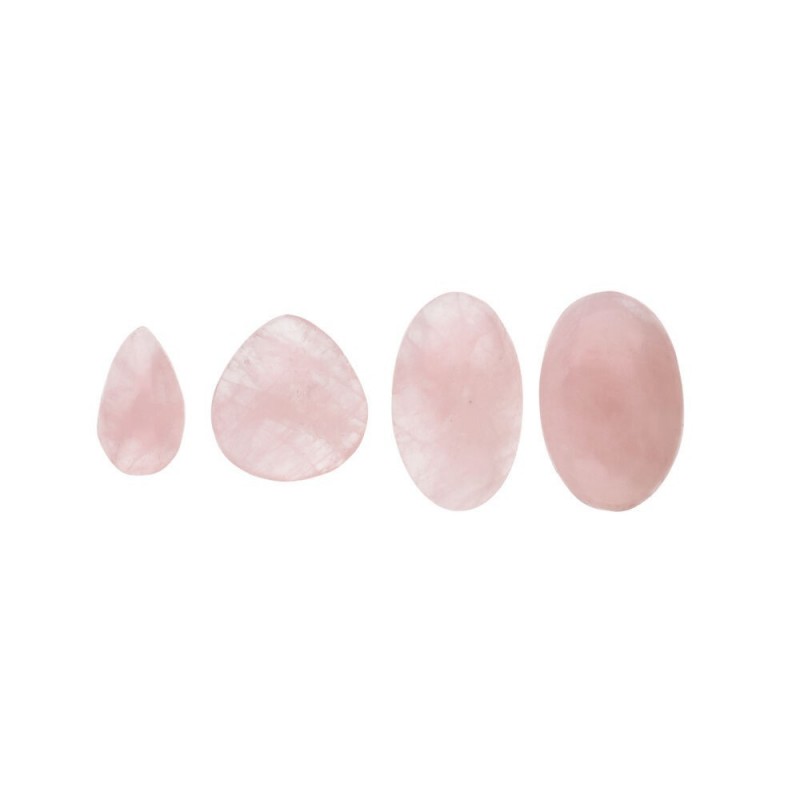 Cabujón de Cuarzo Rosa (Pack 30gr) - Piedra Natural para Joyería
