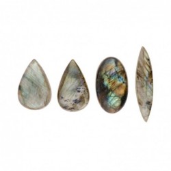 Cabujón de Labradorita Calidad A (Pack 30gr) Piedra Natural para Joyería