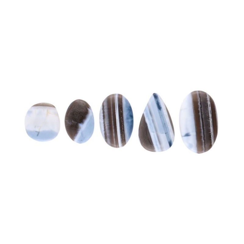 Cabujón de Opalo Azul (Pack 30gr) - Piedra Preciosa Natural