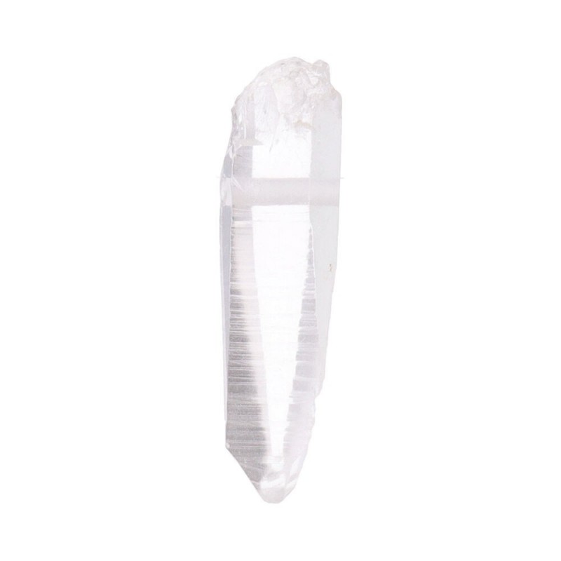 Colgante de Cuarzo Lemuriano en Bruto con Agujero - Punta Láser Natural - Joyería Mineral
