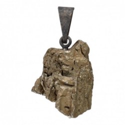 Colgante de Pirita Natural | Piedra del Dinero y la Abundancia