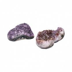 Corazón de amatista semipulido de 400-600 g - Minerales naturales para decoración y meditación