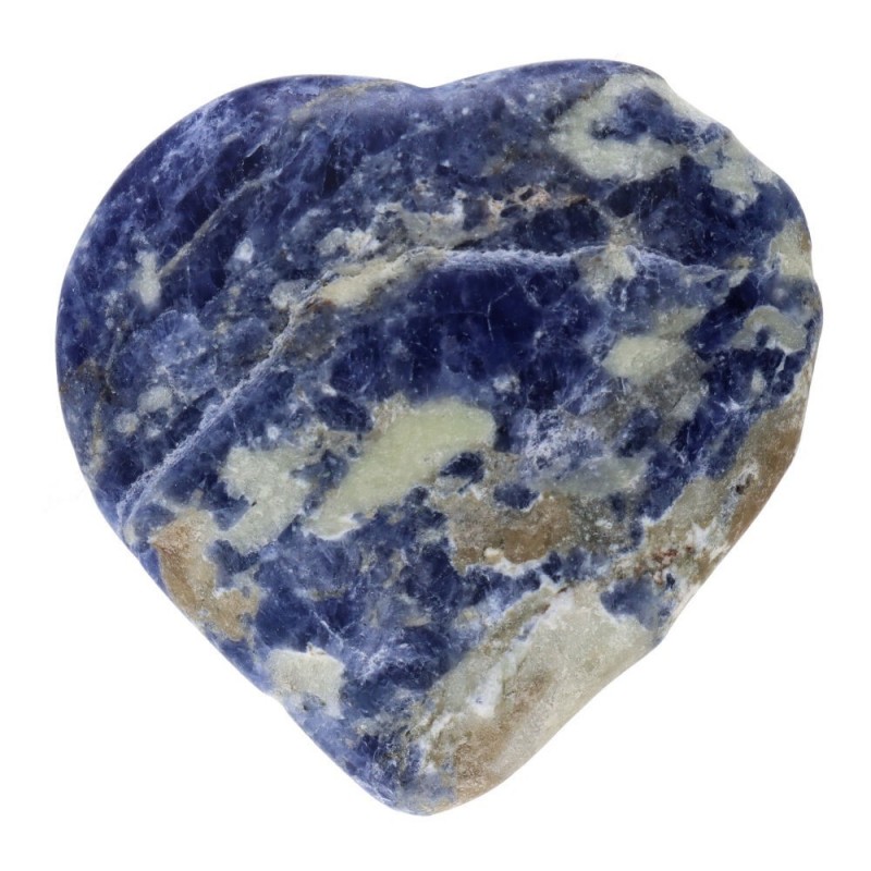 Corazón de Sodalita Natural | Piedra de Protección | Piedra de Tranquilidad | Piedra de Amor | Piedra de Creatividad