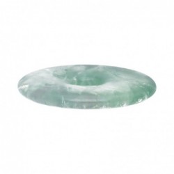 Donut Grande de Fluorita Verde Natural para Decoración de Piedras y Minerales