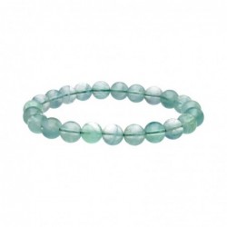 Pulsera de fluorita verde de 8 mm