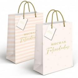 Bolsa Papel Felicidades x2...
