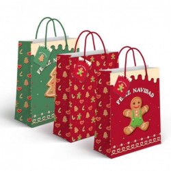 Bolsa Papel Dulce Navidad...
