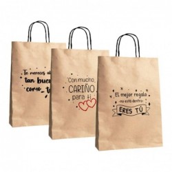 Bolsa Papel Mensaje x3...